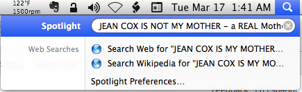 ./AnneRose Blayk's Spotlight Searches are manipulated - JEAN COX IS NOT MY MOTHER - a REAL Mother cares - TRUE - Screen Shot 2015-03-17 at 1.41.27 AM.png
